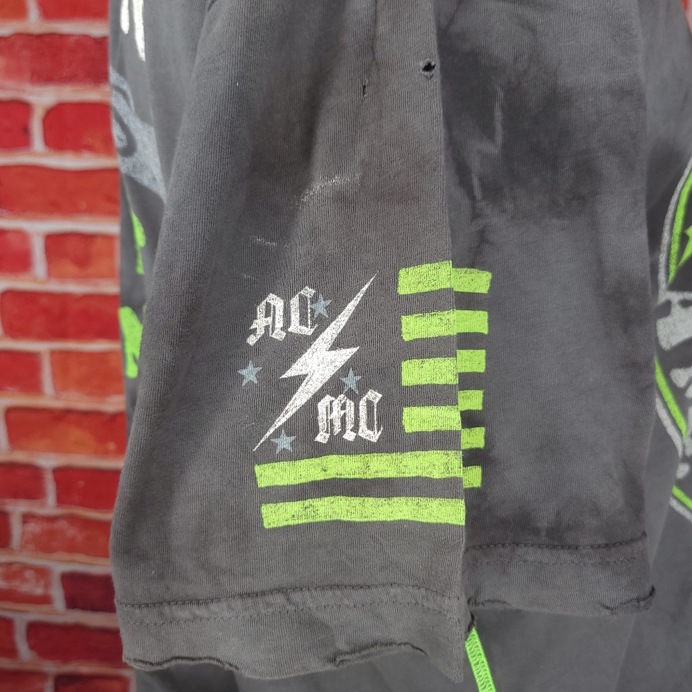 Affliction American Customs Distressed Men's Eagle T-shirt - Size: 2X - NWOT - Picture 5 of 12